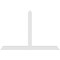 Ekena Millwork Portland Architectural Grade PVC Gable Bracket, 96"W x 64"H x 2"D x 6"F, 16/12 Pitch GBP096X64X0206POR00 - alternate 5